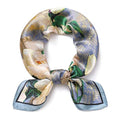 STARWHISPER 100% Pure Mulberry Silk Square Scarf-27''x27 Lightweight Hair Scarves Headscarf Night Sleeping with Gift Packed - color: Camellia