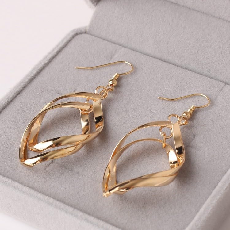 9 Pairs Silver Dangle Earrings for Women Set Retro Vintage Statement Bohemia Boho Drop Earrings Summer Jewelry for Women - style: D