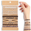 DIYDEC 12pcs Hair Ties Bracelet for Women Boho Braided Hair Ties No Damage Elastic Hair Bracelet Band for Girls Soft Thick Thin Long Curly Hair Accessories(Pearl) - color: white