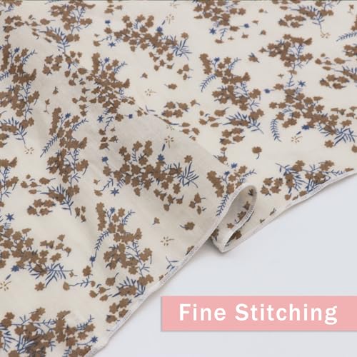 Bandanas for Women Men 21"x21" Floral Headband Scarf Versatile Hair Bandana Square Head Scarf - color: Beige and Brown