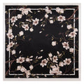K-Elewon Large Square Scarf 43" Silk Scarf Fashion Scarves Silk Feeling Hair Wrapping Scarfs Night Sleeping Headscarf - color: Vb25