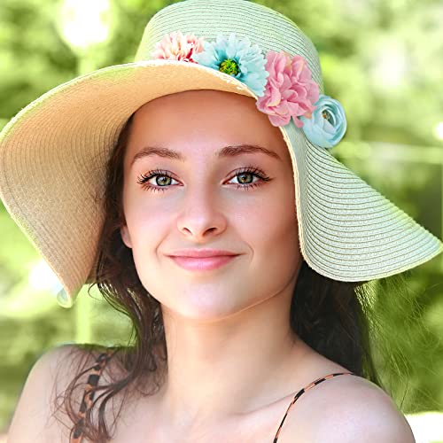 BBTO 21 Pcs Flower Hair Clip Rose Hair Clips Barrettes for Women Flower Accessories Boho Bride Claw Clip Hairpin Brooch Pin Headpiece for Wedding (Blue,Purple) - color: Blue, Purple