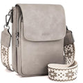 GEMIU Small Crossbody Bags for Women Cell Phone Purse Crossbody Wallet Purses with Card Slots - color: Light Grey