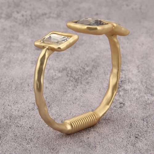 Gold Cuff Bracelet for Women Silver Beaded Bracelets Open Bangle Stackable Stretch Bead Bracelet Boho Jewelry Gifts for Wife Couple - style: Vintage Cuff Bracelet