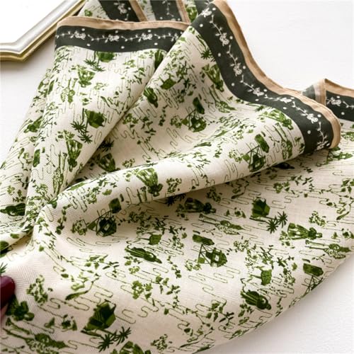 K-Elewon Women Medium Square Scarf Head Scarf Neck Scarf Hair Scarf Head Sleeping Wraps Bandana Scarfs for Women - color: V14