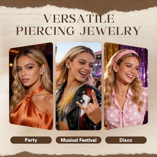 Gothic Ear Cuffs Helix Cartilage Clip on Goth Ear Cuff Stainless Steel Hypoallergenic Earrings for Women Men Non Piercing Gold & Silver Fake Earring Lightweight Punk Jewelry Gift - color: K9-Silver Eagle Design