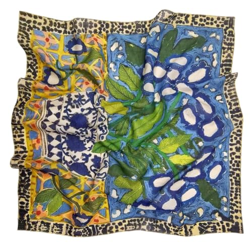 Large Cotton Bandana Lightweight Head Hair Scarf Headbands Wraps Cover Handkerchiefs for Women Men 25 x 25 inch - color: Rt32