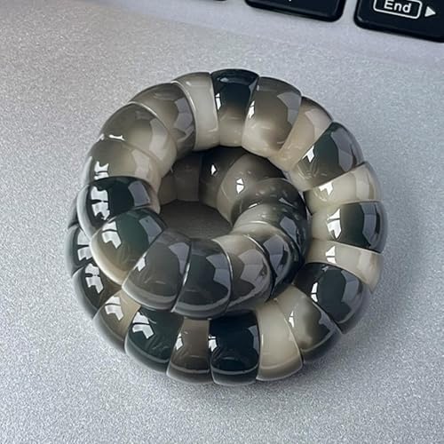 Fidget Bracelet Natural Bodhi Seeds Beaded Bracelets Zen Fidget Stretch Bracelets Alleviate Anxiety Stress Protection Healing Bodhi Jewelry Gifts for Women Men - color: A7:Fidget Bracelet