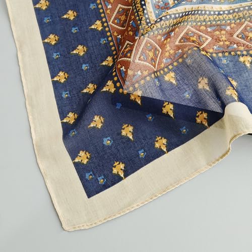 41" Large Square Scarf Hairscarf Fashion Scarves Hair Wrapping Scarfs Night Sleeping Headscarf for Women B06 - color: B0614