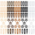 100PCS Snap Hair Clips for Women, 2 Inch Non-Slip Metal Barrettes, Stylish Hair Accessories for Girls, Perfect for Daily Use and Styling