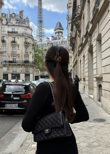 Luxury Tortoiseshell Claw Clip for Women | Our Large 4 Inch Hair Clip Creates Beautiful Half Ups, Secure Updos & Chic Styles | Premium Acetate Claw with Secure Hold & Snag Free Teeth for Easy Styling - color: TortoiseShell