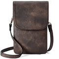 BOSTANTEN Vegan Leather Crossbody Bags for Women Designer Cell Phone Bag Wallet Purses Adjustable Strap - color: A-02-retro Coffee