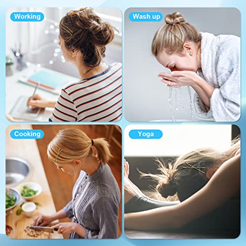 MORGLES 2.75"Long Bobby Pins for Thick Hair, 120PCS Large Bobby Pins Blonde for Women Girls with Box - color: Blonde (2.75inch)
