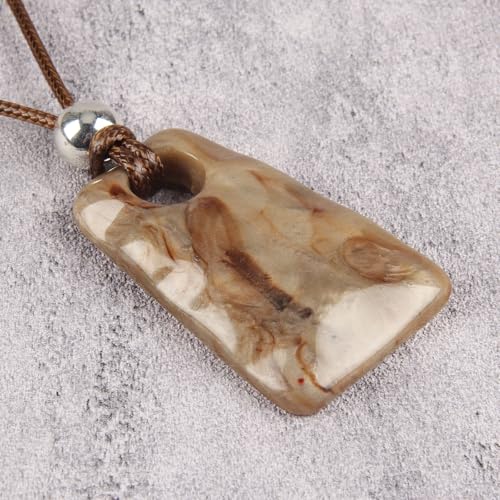 Bohemian Necklaces for Women Long Leather Necklace with Large Pendant Chunky Boho Hippie Jewelry Pendant Chocker Necklace - style: Boho Chunky Necklace