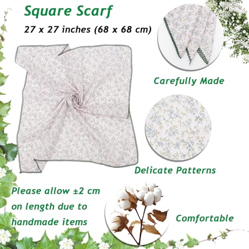 Large Cotton Bandanas for Women, 27 x 27 inch Hair Neck Scarf, Headband Square Scarf - color: A-pink