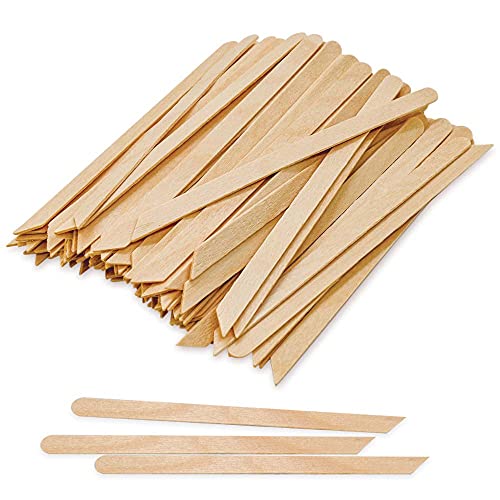 Tachibelle Wooden Wax Sticks - Body Eyebrow, Lip, Nose Small Waxing Applicator Sticks for Hair Removal and Smooth Skin Professional Spa - 2 in 1 (pointed and slanted) (Pack of 500) - size: 500 Count (Pack of 1)