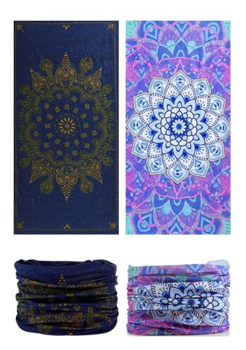 Head Wrap Headwear Headband Bandana Face Mask magic scarf for men & women - color: 6pcs. Camouflage