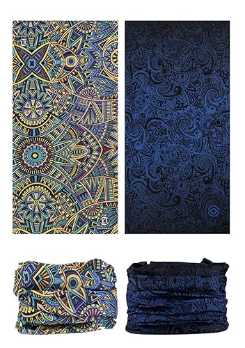 Head Wrap Headwear Headband Bandana Face Mask magic scarf for men & women - color: 6pcs. Boho
