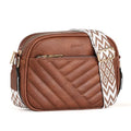 TANTOMI Small Crossbody Bags for Women Trendy, Cell Phone Purses Wallet with 4 Card Slots, Small Purses with Adjustable Strap - color: Brown
