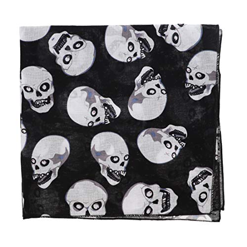 Motique Accessories Skull Bandana - color: Black