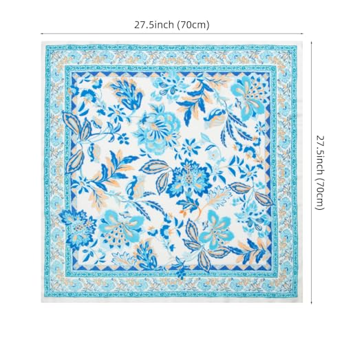 RIIQIICHY Women Head Hair Scarf Like Satin Silk Scarf Sleeping Hair Wrapping Night 27.5" - color: C005