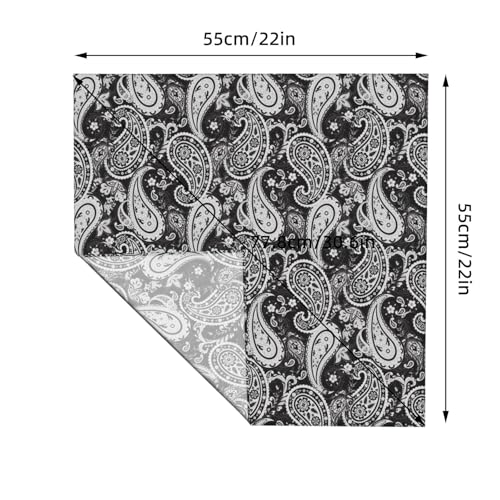 Bandana, Soft Outdoor Head Scarf For Women ＆ Men Multi-Purpose Headband Hair Scarf And Neck Wraps Protective Coverage - color: Paisley3