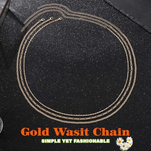 REETAN Gold Belly Chain Bikini Fashion Sandbeach Body Accessory for Women
