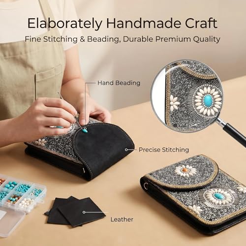 Small Crossbody Bags for Women Designer Cell Phone Bag Boho Shoulder Wallet Purse - color: Silver Gypsy