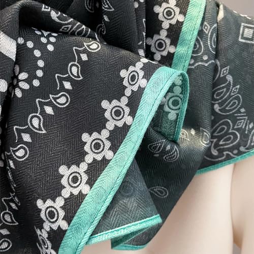 K-Elewon Women Medium Square Scarf Head Scarf Neck Scarf Hair Scarf Head Sleeping Wraps Bandana Scarfs for Women - color: V06