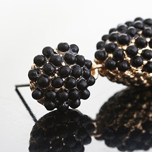 NLCAC Women's Beaded tassel earrings Long Fringe Drop Earrings Dangle 6 Colors - color: black