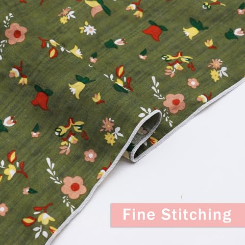 Bandanas for Women Men 21"x21" Floral Headband Scarf Versatile Hair Bandana Square Head Scarf - color: Olive Green
