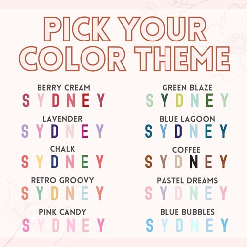 Personalized Custom Name Tote Bag - Premium Canvas, Reusable - Gift for Women, Bridesmaids, Teachers, Nurses - style: Medium Bag + Matching Pouch