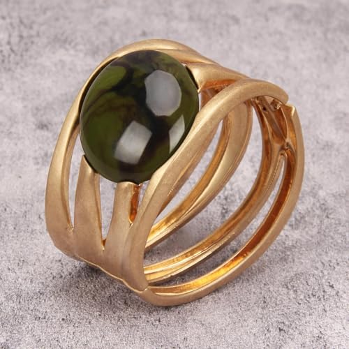 Chunky Gold Bracelet Trendy Gold Cuff Bracelets for Women Statement Silver Arm Cuffs Bangles Arm Punk Jewelry Accessories - style: Gold Arm Cuffs