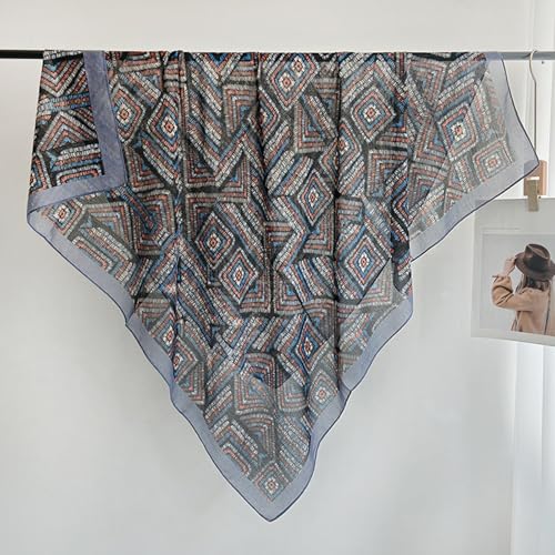 41" Large Square Scarf Hairscarf Fashion Scarves Hair Wrapping Scarfs Night Sleeping Headscarf for Women B06 - color: B063