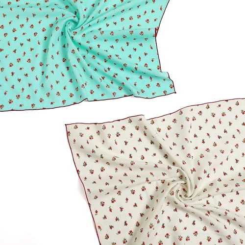 STARWHISPER Multicolored 22''x22'' Cotton Bandana for Women and Men Multi-purpose Headband Hair Scarf Protective Coverage - color: D5