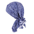 KAKU NANU Women Turban Chemo Beanies Pre Tied Caps Baggy Slouchy Headwear Sleep Scarf - color: Floral-2 Tied