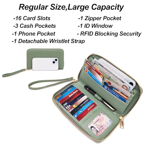Purses And Wallets Set For Women Work Tote Satchel Handbags Shoulder Bag Top Handle Totes Purse With Matching Wallet - color: A59-3pcs/Set Green