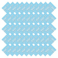 50 Pcs Bandanas Bulk Large Bandana Headband Paisley Cowboy Bandana Scarf Handkerchief for Women Men - color: Sky Blue