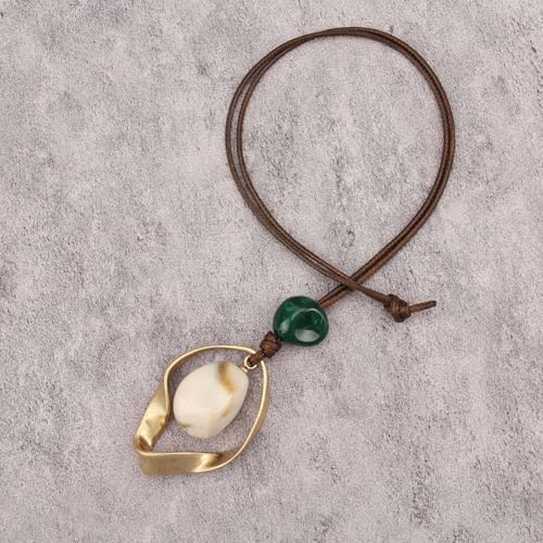 Chunky Necklace for Women Boho Pendant Necklace Statement Western Choker Necklaces for Women Vintage Bohemian Jewelry - style: Casual Pendant Necklace