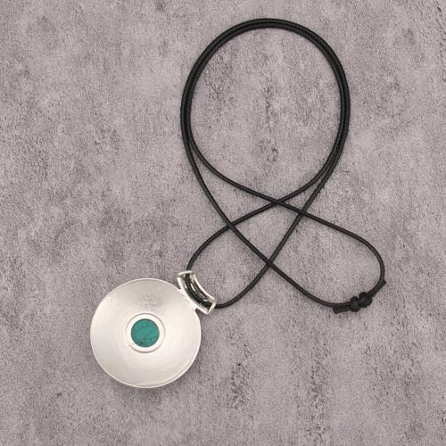 Chunky Necklace for Women Boho Pendant Necklace Statement Western Choker Necklaces for Women Vintage Bohemian Jewelry - style: Large Pendant Necklace