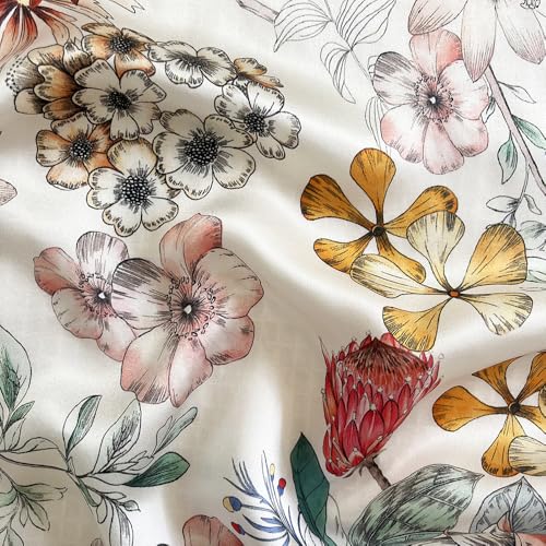 FONYVE 100% Mulberry Silk Scarfs for Women-Lightweight Square Satin Head Scarf-Small Silk Hair Scarf for Sleeping 21"x21" - color: 20 Pink Flower
