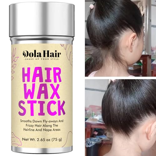 Dolahair Hair Wax Stick & Hair Accessories Accessories -60 Pcs Elastic Hair Ties Flyaway Control Hair Accessories for Baby Girls Infants Toddlers Kids 2 Hair Loop Styling Tools (Colorful) - color: Colorful
