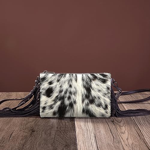 Montana West Western Purse for Women Crossbody Bag Wristlet Clutch Purse - color: A4 Coffee