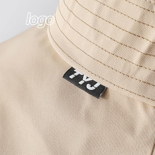 Women Sun Hats Wide Brim Summer Beach Fishing Hats Foldable UV Protection Cap - color: Beige