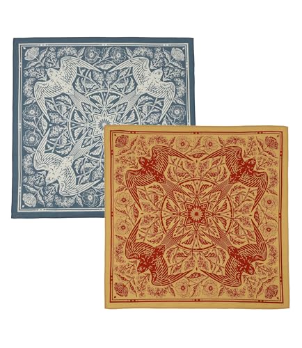 21"x21" Soft Cotton Bandana for Men and Women Unisex Head Wrap Scarf Headband Face Mask for Outdoor - color: Qm2-freebird