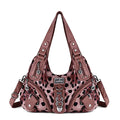 Angelkiss Hobo Purses and handbags for Women Satchel Handbag Women Purses Large Daily Shoulder Bags | Purses - color: Leopard Pink