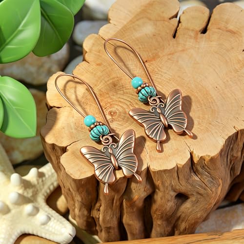Wooden Leather Necklaces Set Bohemian Wood Stack Discs Long Chain Hemp Rope Bronze Plated Pendant Ethnic Tribal Fall Leaf Earrings Jewelry Statement Necklace - color: R-030