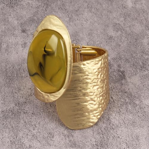 Gold Cuff Bracelet for Women Silver Beaded Bracelets Open Bangle Stackable Stretch Bead Bracelet Boho Jewelry Gifts for Wife Couple - style: Cuff Bangle Bracelets for Women