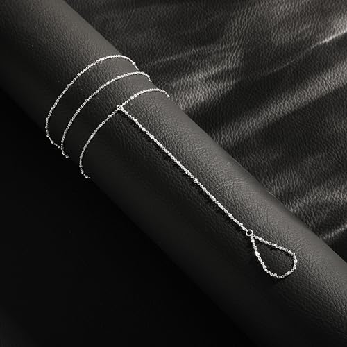 CHESKY Silver Hand Chain Bracelets for Women Set - Dainty Silver Plated Finger Ring Bracelet Stack Adjustable Hand Chains Durable Beaded Bracelets Trendy Simple Jewelry Gift for Women - style: layer thin bracelet-silver