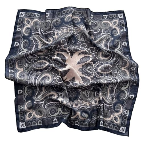 K-Elewon Women Medium Square Scarf Head Scarf Neck Scarf Hair Scarf Head Sleeping Wraps Bandana Scarfs for Women - color: V20